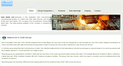 Desktop Screenshot of aartisteelsltd.com